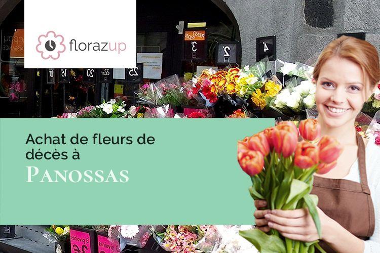 fleurs deuil pour des obsèques à Panossas (Isère/38460)