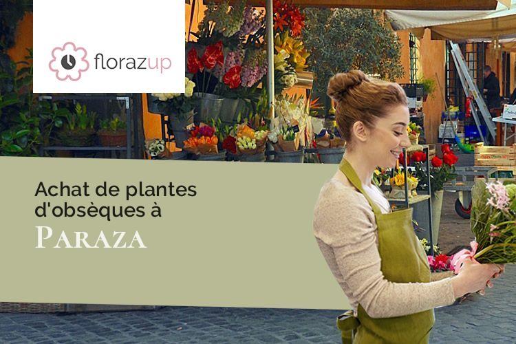couronnes de fleurs pour des funérailles à Paraza (Aude/11200)