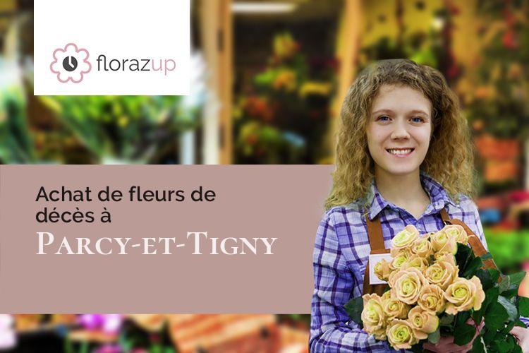 compositions florales pour un enterrement à Parcy-et-Tigny (Aisne/02210)