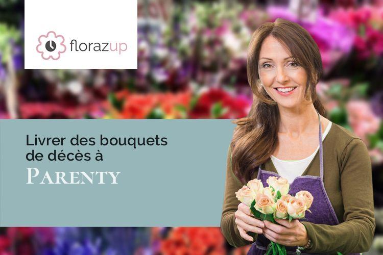 couronnes de fleurs pour des obsèques à Parenty (Pas-de-Calais/62650)