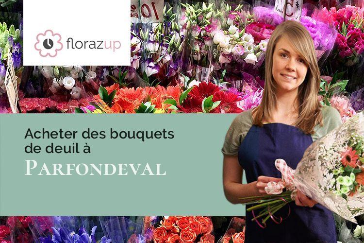 couronnes de fleurs pour des obsèques à Parfondeval (Orne/61400)