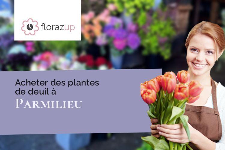 fleurs deuil pour des obsèques à Parmilieu (Isère/38390)