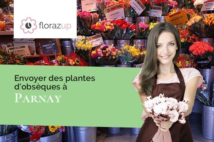 créations de fleurs pour un décès à Parnay (Cher/18130)