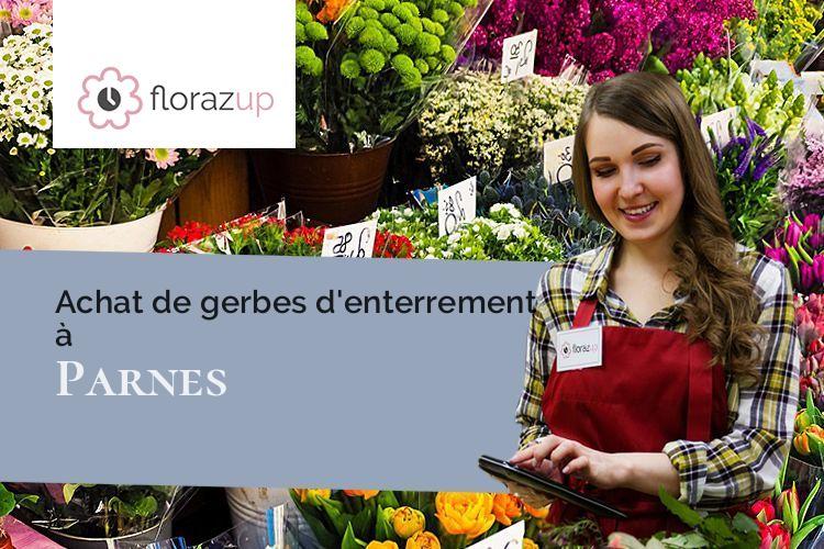 couronnes florales pour un décès à Parnes (Oise/60240)