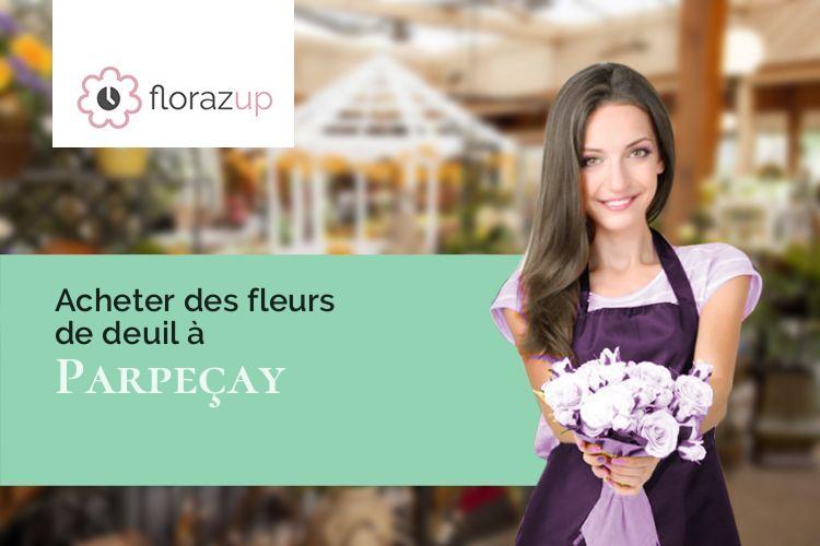 bouquets de fleurs pour des funérailles à Parpeçay (Indre/36210)