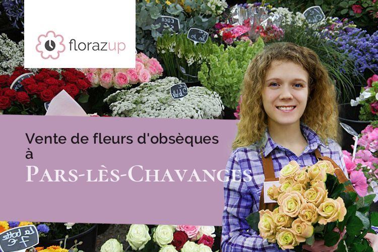 coeurs de fleurs pour des funérailles à Pars-lès-Chavanges (Aube/10330)