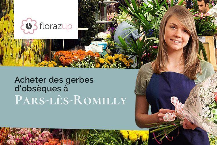 coeurs de fleurs pour un décès à Pars-lès-Romilly (Aube/10100)