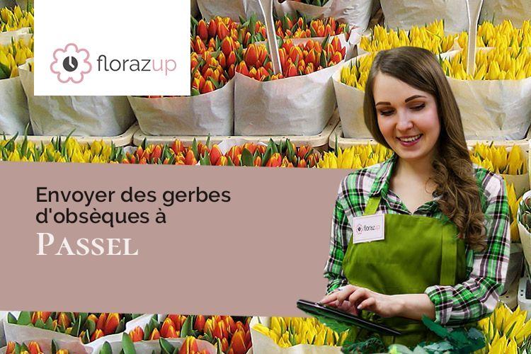 couronnes florales pour des obsèques à Passel (Oise/60400)