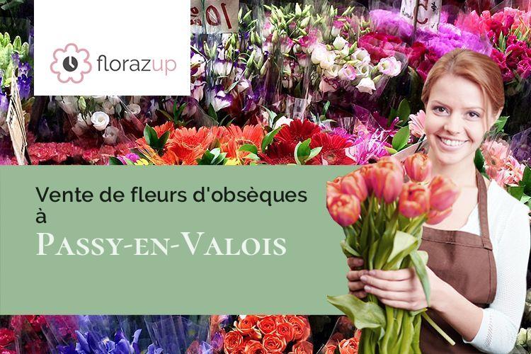 compositions de fleurs pour un deuil à Passy-en-Valois (Aisne/02470)