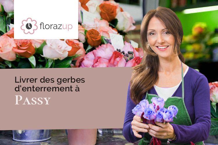 coeurs de fleurs pour un enterrement à Passy (Saône-et-Loire/71220)