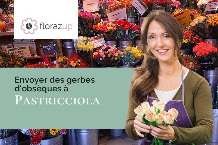 couronnes de fleurs pour une crémation à Pastricciola (Corse/20121)