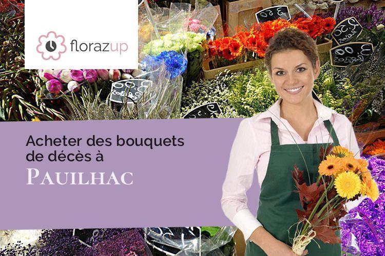 bouquets de fleurs pour un décès à Pauilhac (Gers/32500)