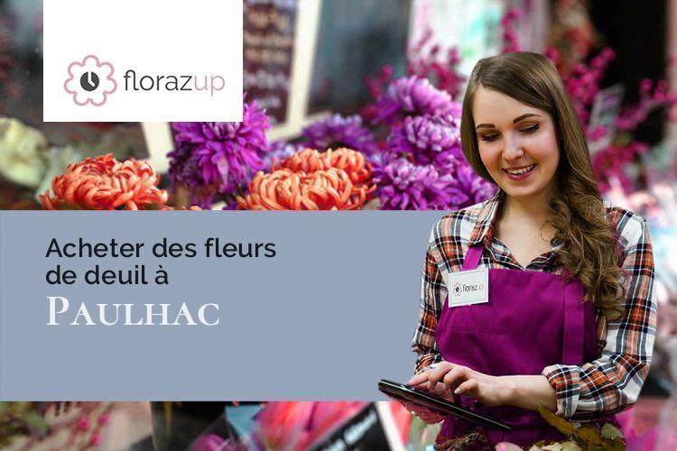 bouquets de fleurs pour des funérailles à Paulhac (Cantal/15430)