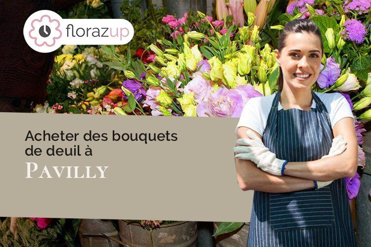 créations de fleurs pour un enterrement à Pavilly (Seine-Maritime/76570)