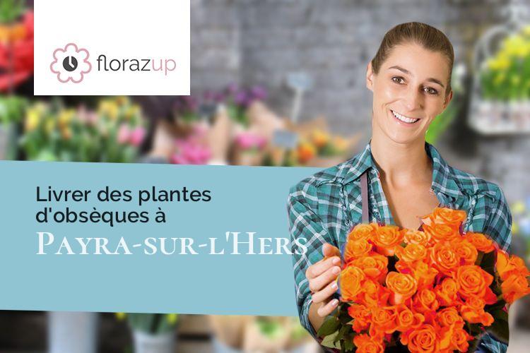 compositions de fleurs pour une crémation à Payra-sur-l'Hers (Aude/11410)