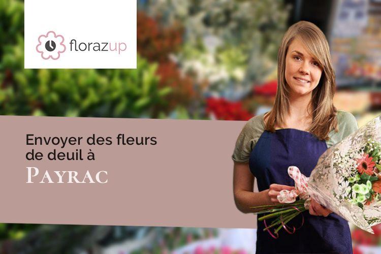 compositions de fleurs pour des funérailles à Payrac (Lot/46350)