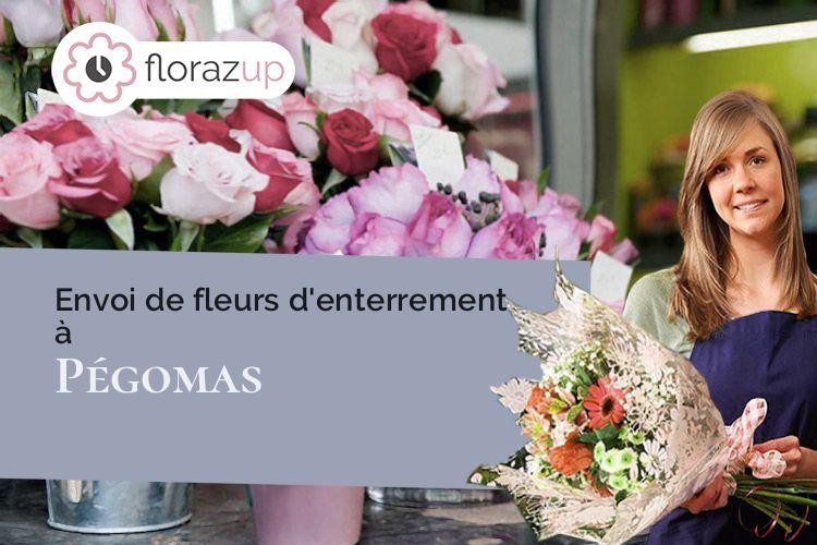 gerbes de fleurs pour un décès à Pégomas (Alpes-Maritimes/06580)
