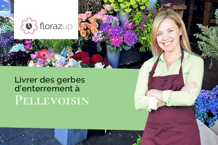 créations florales pour un deuil à Pellevoisin (Indre/36180)