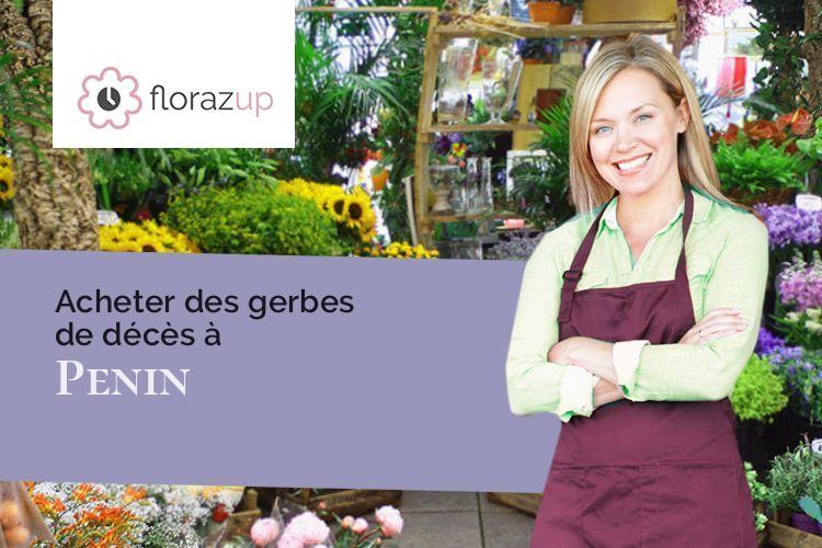 fleurs deuil pour une crémation à Penin (Pas-de-Calais/62127)