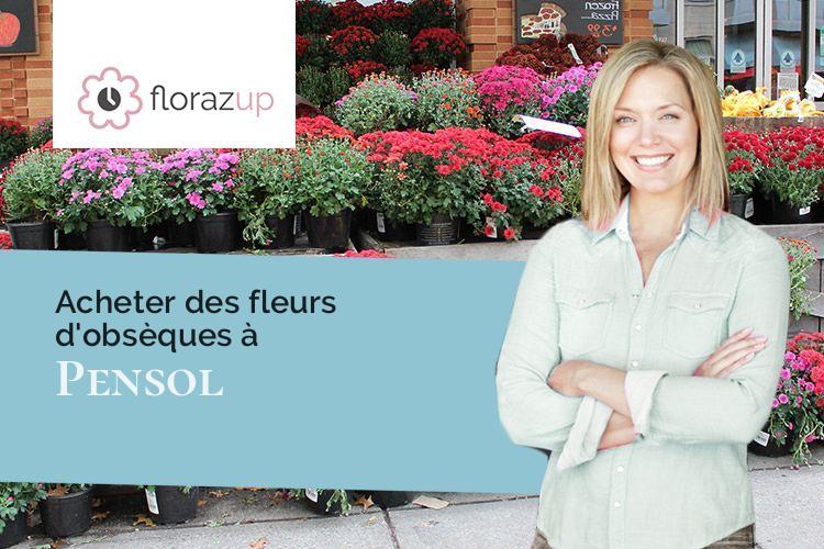 fleurs deuil pour une crémation à Pensol (Haute-Vienne/87440)