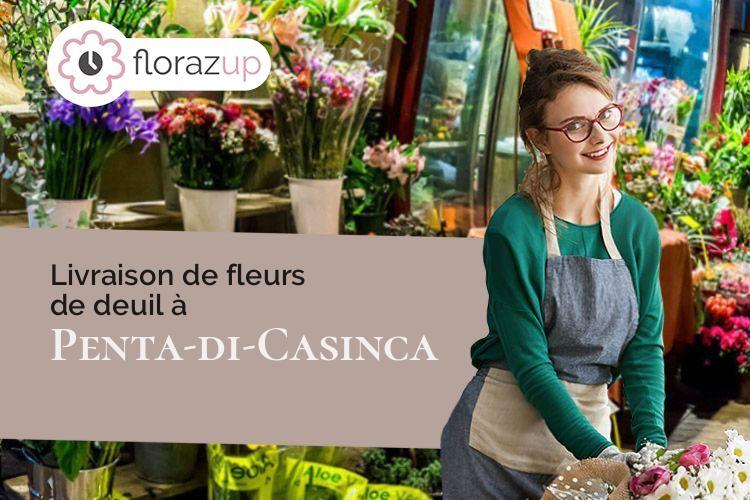 couronnes florales pour une crémation à Penta-di-Casinca (Corse/20213)