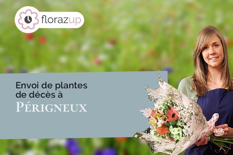 bouquets de fleurs pour un enterrement à Périgneux (Loire/42380)
