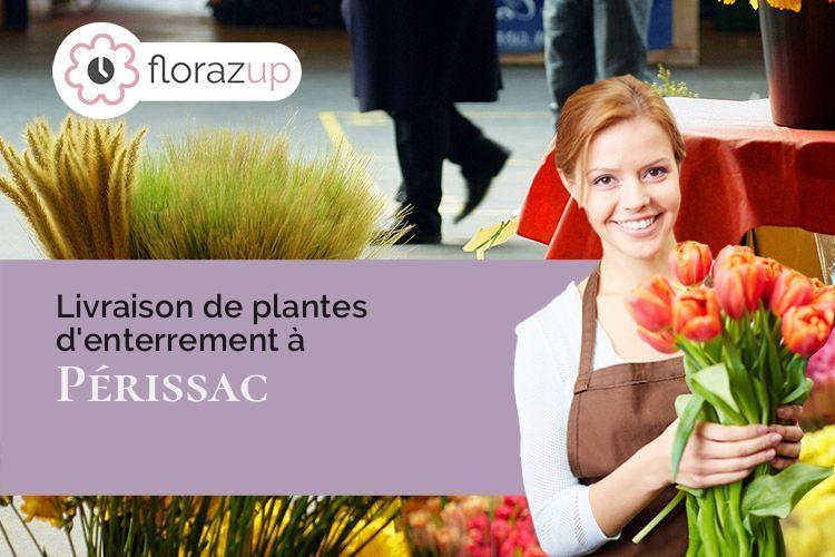 compositions florales pour un enterrement à Périssac (Gironde/33240)