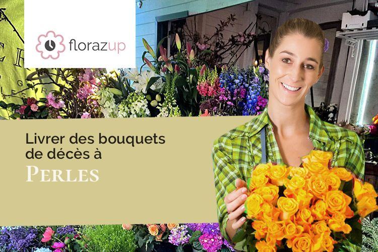 bouquets de fleurs pour des obsèques à Perles (Aisne/02160)