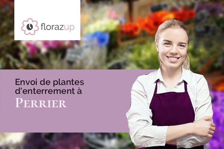 bouquets de fleurs pour un deuil à Perrier (Puy-de-Dôme/63500)