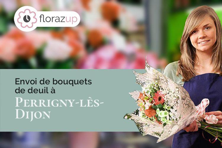 bouquets de fleurs pour des funérailles à Perrigny-lès-Dijon (Côte-d'Or/21160)