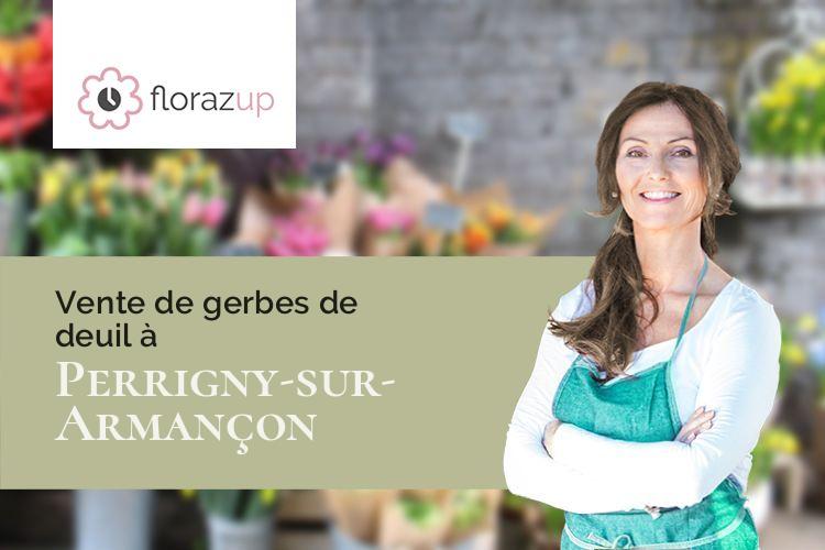 couronnes florales pour un décès à Perrigny-sur-Armançon (Yonne/89390)