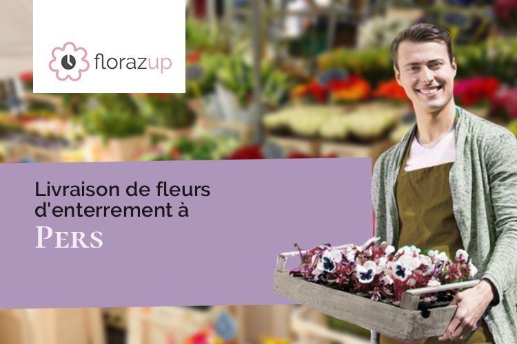 coeurs de fleurs pour des funérailles à Pers (Deux-Sèvres/79190)