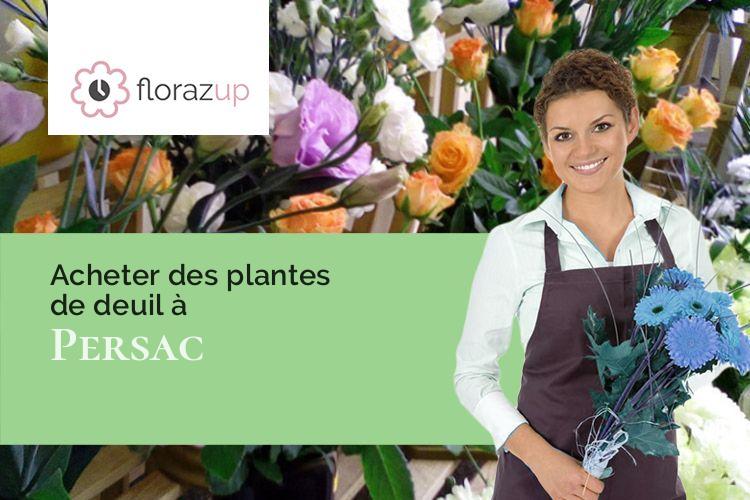 créations florales pour un décès à Persac (Vienne/86320)