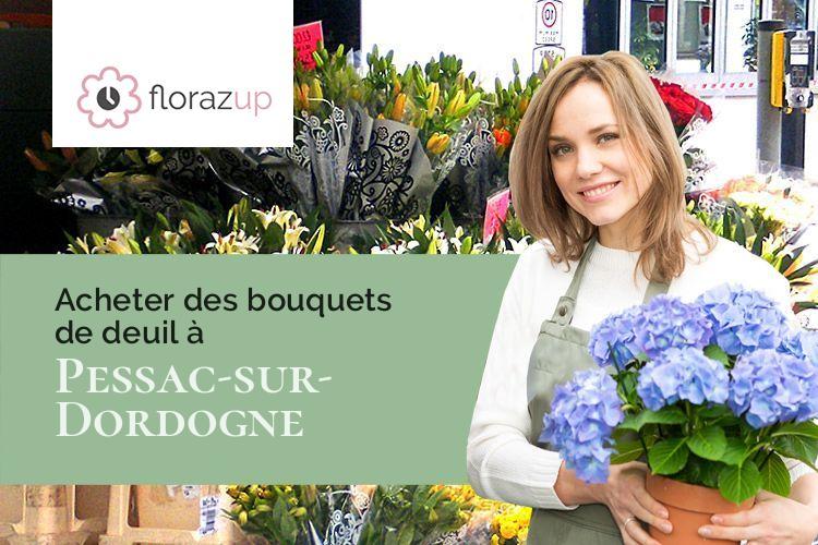 compositions florales pour des obsèques à Pessac-sur-Dordogne (Gironde/33890)