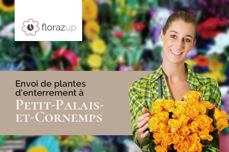 bouquets de fleurs pour un décès à Petit-Palais-et-Cornemps (Gironde/33570)
