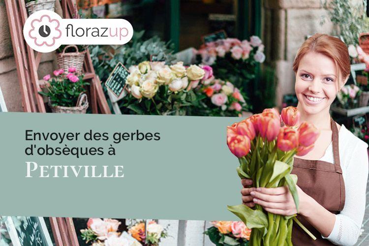 compositions florales pour un décès à Petiville (Seine-Maritime/76330)