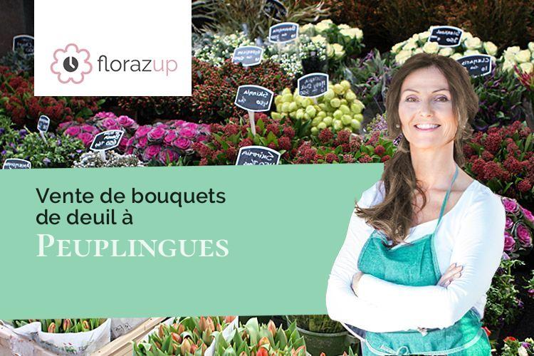 couronnes florales pour des obsèques à Peuplingues (Pas-de-Calais/62231)