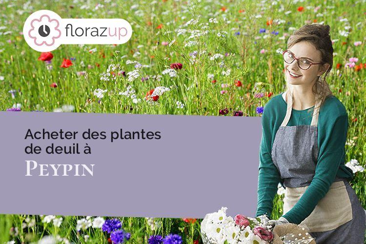 compositions de fleurs pour des funérailles à Peypin (Bouches-du-Rhône/13124)