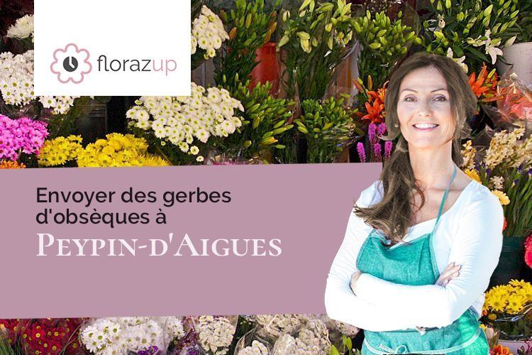coupes de fleurs pour des funérailles à Peypin-d'Aigues (Vaucluse/84240)