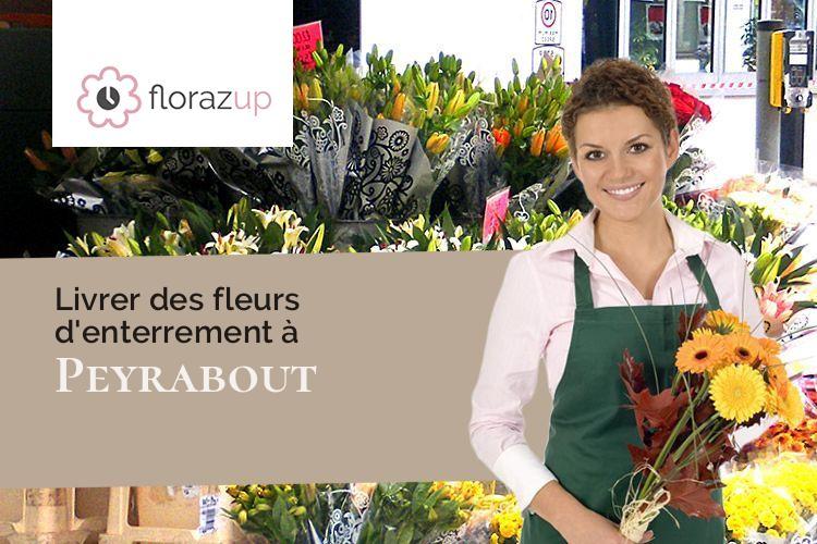 créations florales pour un enterrement à Peyrabout (Creuse/23000)