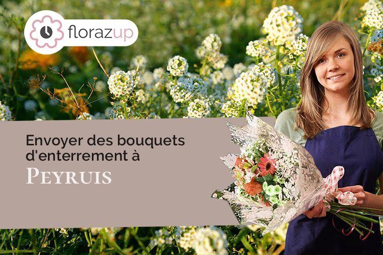 fleurs deuil pour un décès à Peyruis (Alpes-de-Haute-Provence/04310)