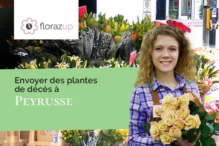 créations florales pour un décès à Peyrusse (Cantal/15170)