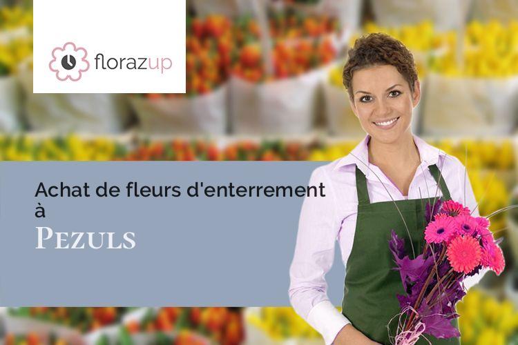 bouquets de fleurs pour un décès à Pezuls (Dordogne/24510)