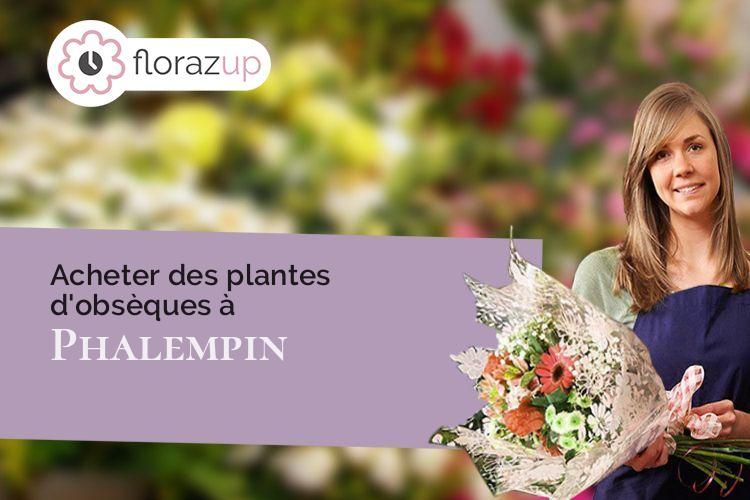 coeur de fleurs pour des obsèques à Phalempin (Nord/59133)