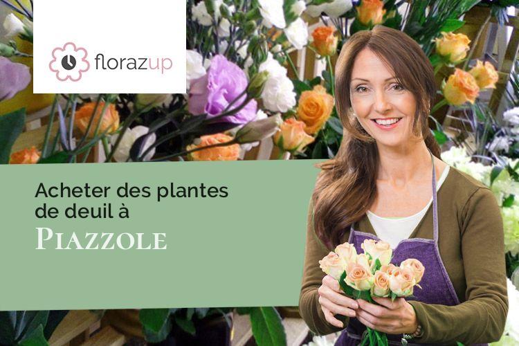 coeurs de fleurs pour un décès à Piazzole (Corse/20229)