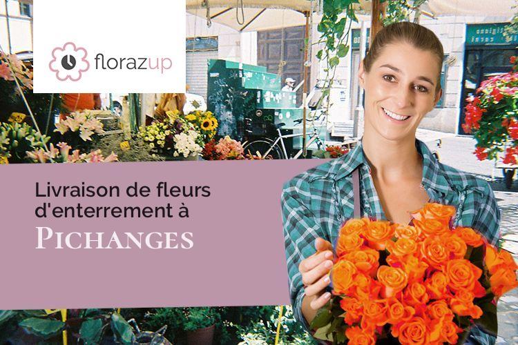 gerbes de fleurs pour un décès à Pichanges (Côte-d'Or/21120)