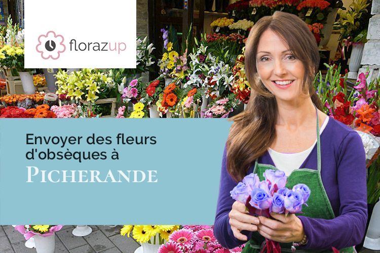 créations florales pour un deuil à Picherande (Puy-de-Dôme/63113)