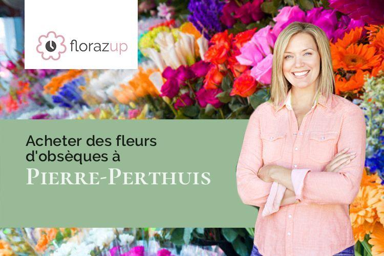 compositions de fleurs pour un deuil à Pierre-Perthuis (Yonne/89450)