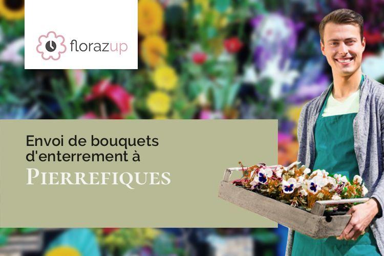 coeurs de fleurs pour un enterrement à Pierrefiques (Seine-Maritime/76280)