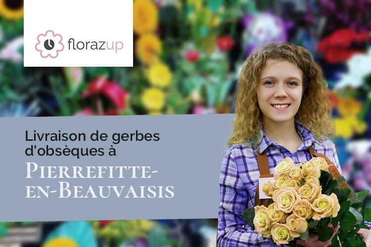 créations de fleurs pour un enterrement à Pierrefitte-en-Beauvaisis (Oise/60112)